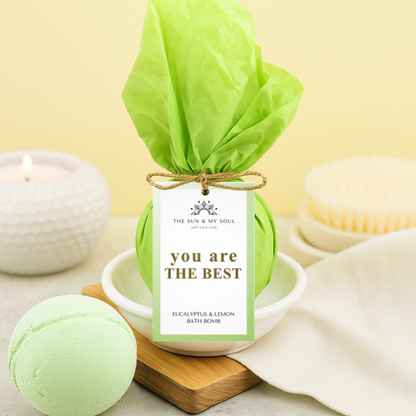 You are The Best Refreshing Mint Luxury Bath Bomb