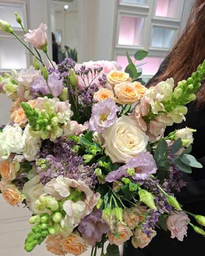 First Blush bouquet